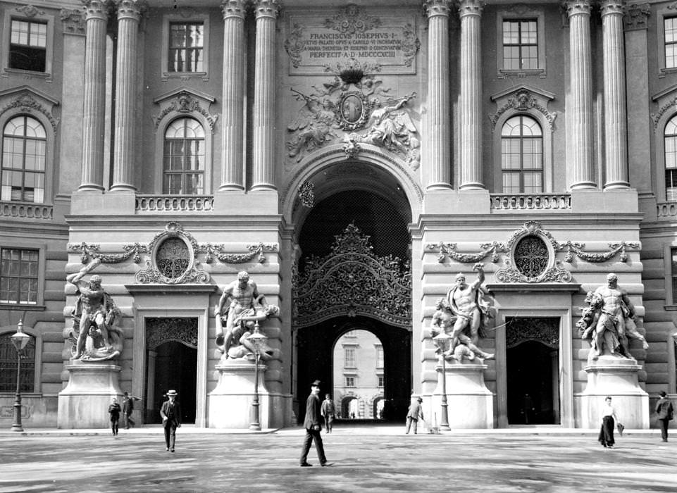Hofburg Imperial Palace, Vienna, 1900s.