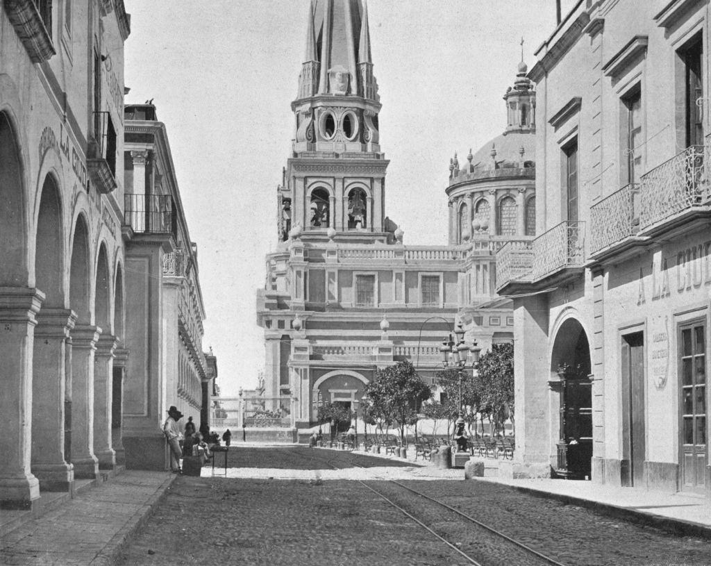 The Cathedral at Guadalajara, Mexico, 1901.