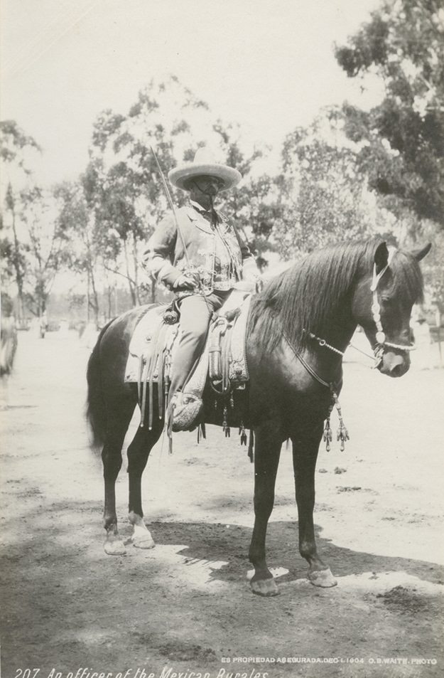 An officer of the Mexican Rurales, 1904