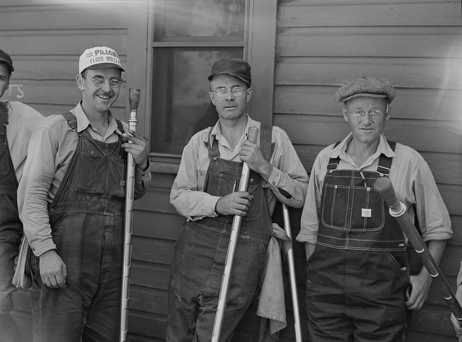 Grain samplers, Minnesota Grain Inspection Department. Minneapolis, 1930s