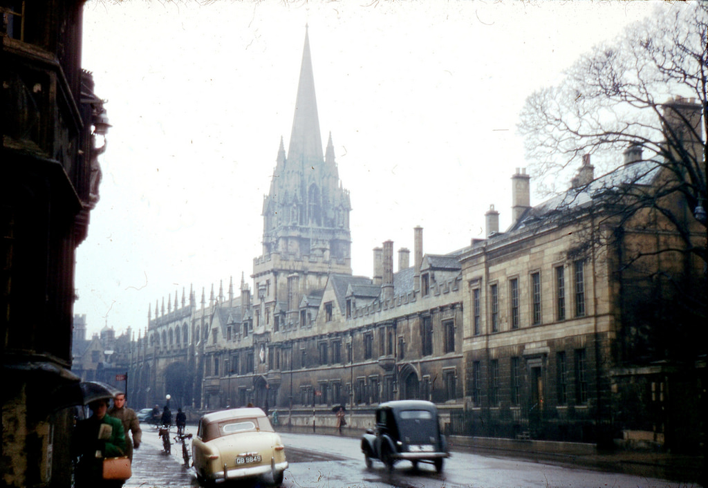 Street Scene of Cambridge, 1951