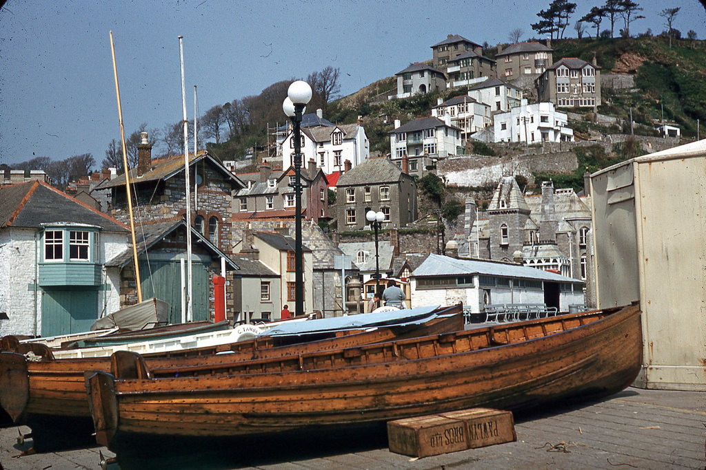 Wooden Boats, Polperro, 1952