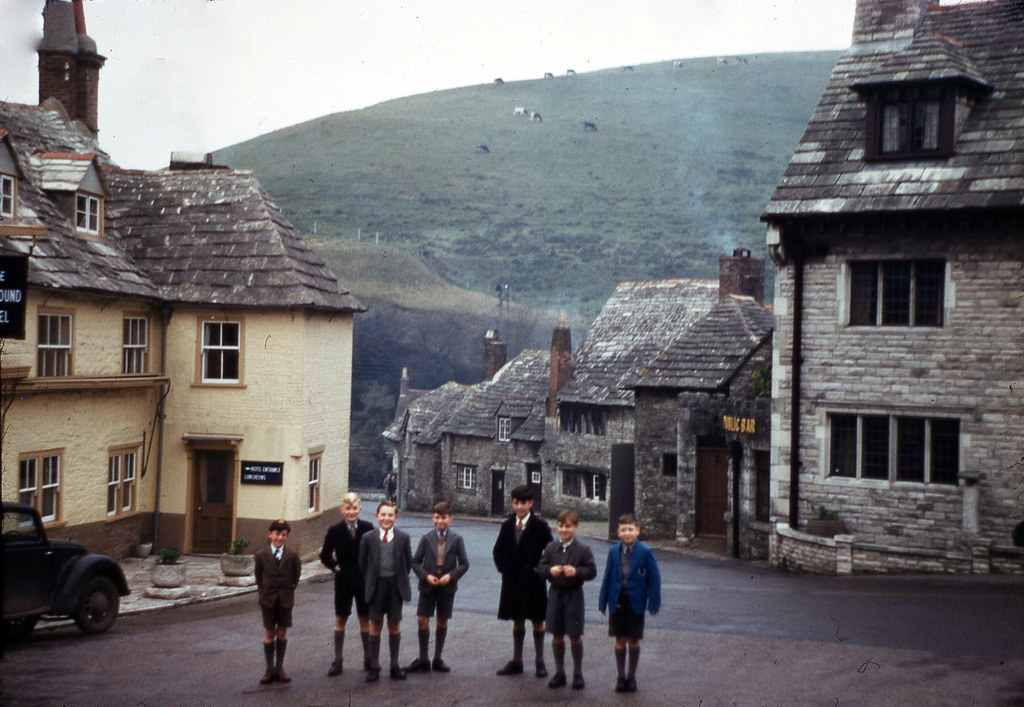 Boys in Corfe, 1952