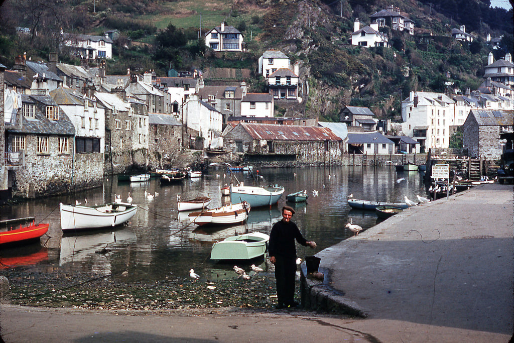 Mevagissey Harbor, 1953