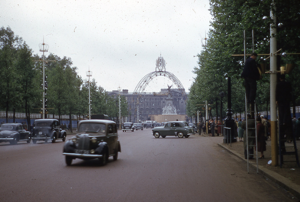 The Mall London, 1953