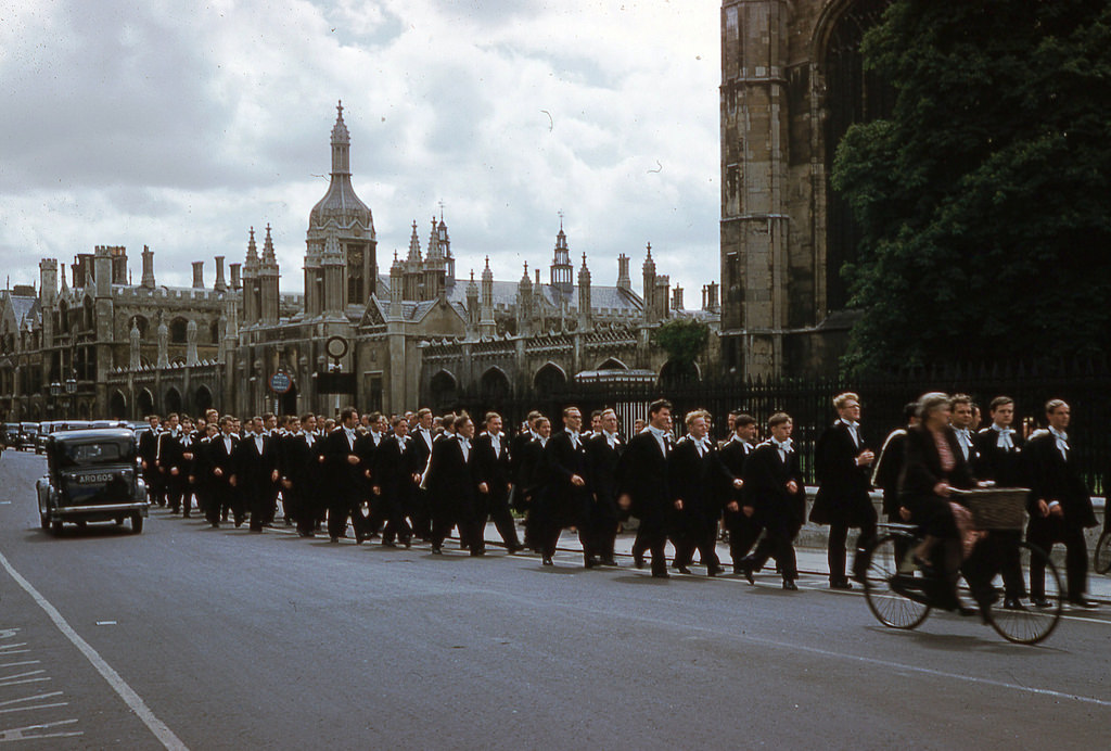 Procession Cambridge, 1953