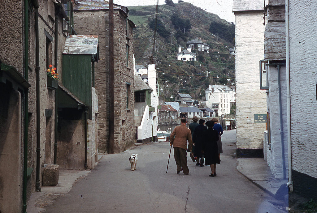 Polperro Cornwall, 1953