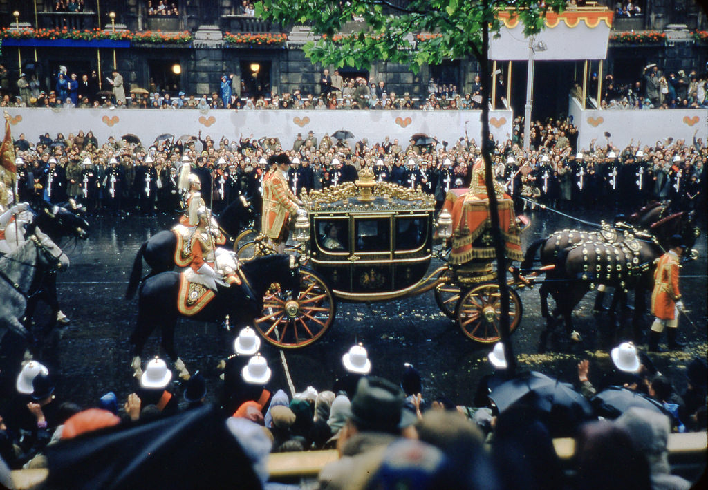 Coach at Coronation, Charing Cross, London, 1953