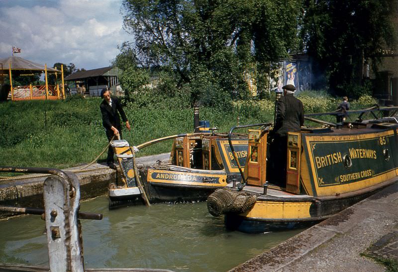 Canal boats in Berkhamsted