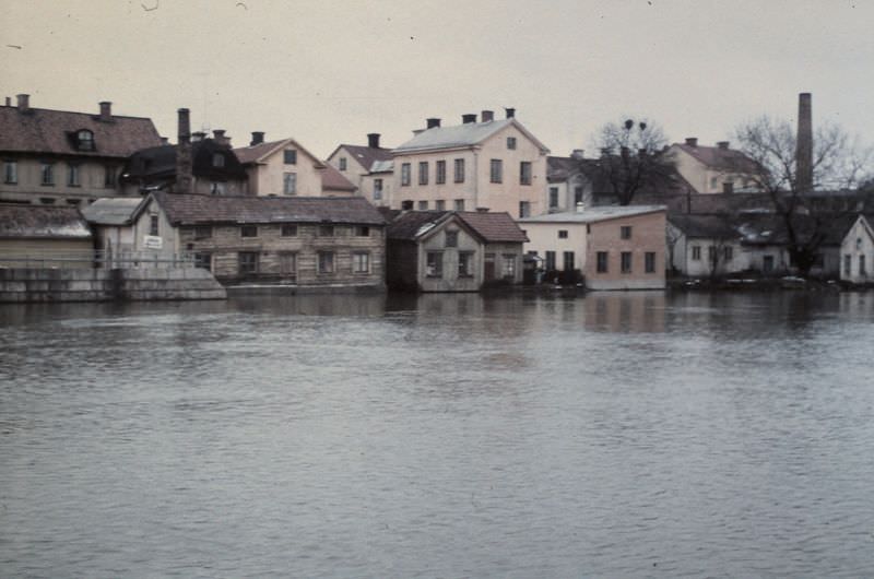 Eskilstunaån towards Köpmangatan, Eskilstuna