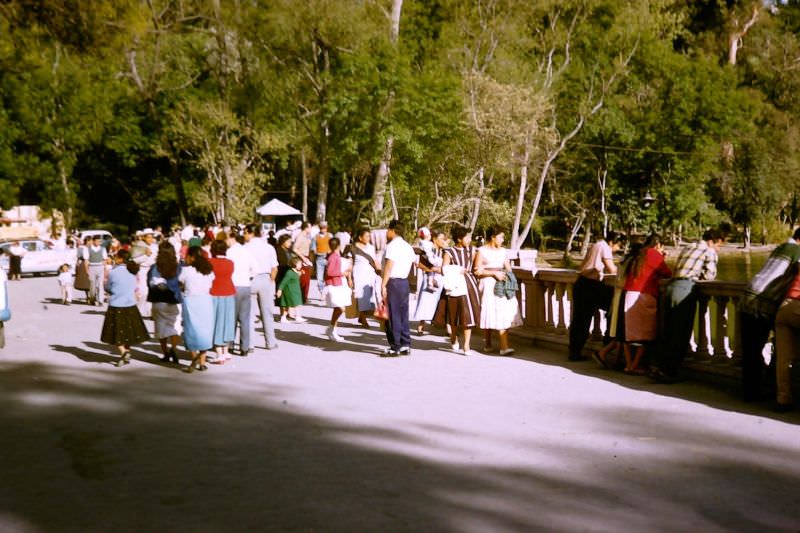 Chapultepec Park. Mexico City, March 1958