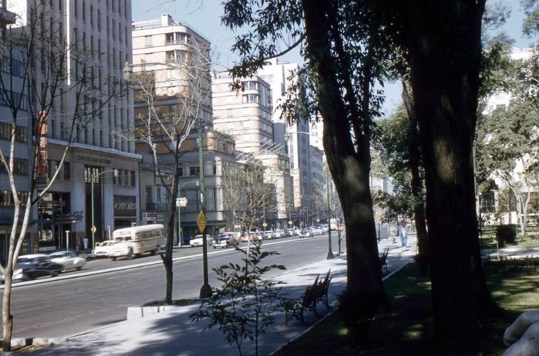 Avenida Juárez. Mexico City, 1957