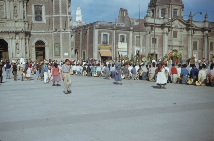 Guadalupe church. Mexico City, early 1950s