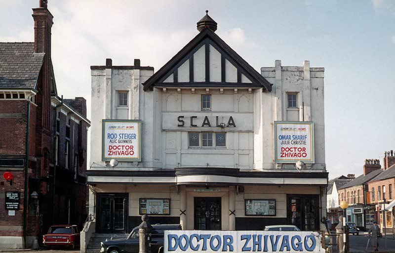 The Scala cinema on Wilmslow Road, Withington in October 1969.