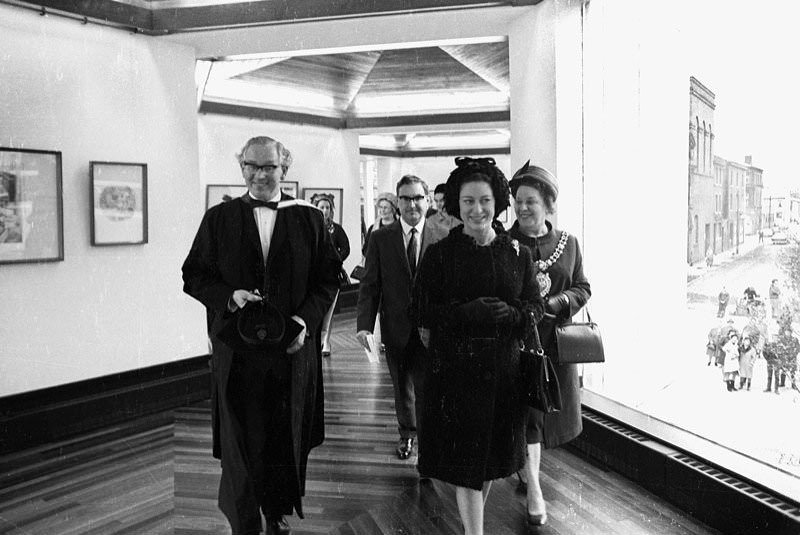 The official opening of the extension to the Manchester College of Art and Design by Princess Margaret on 2nd October 1966.
