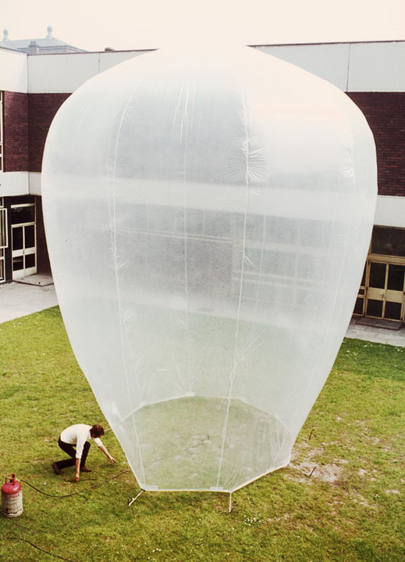 Balloon Structure in the University Quadrangle, 1968
