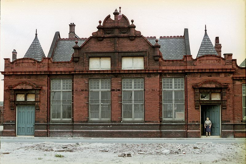 The Embden Street Junior School in Hulme, 1967.