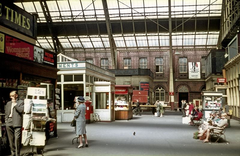 The concourse at Manchester Central Station in the mid-1960s.