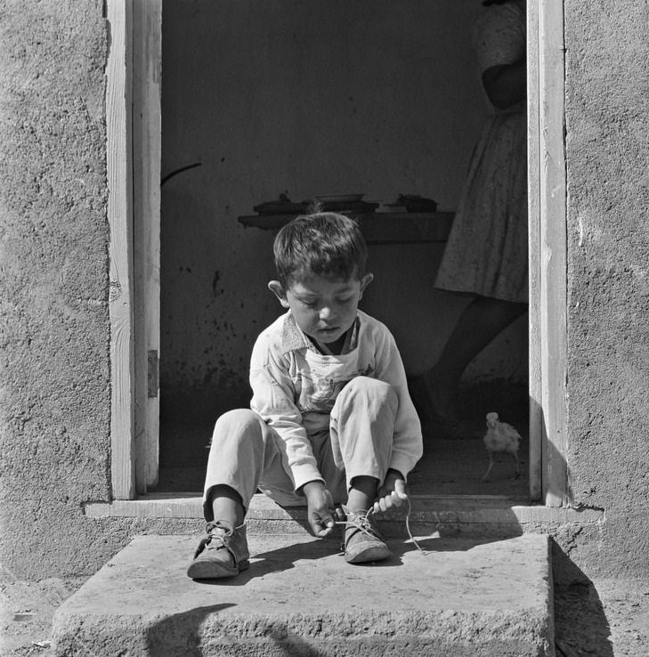 Adan Gaxiola at Rancho Compostela, 1967