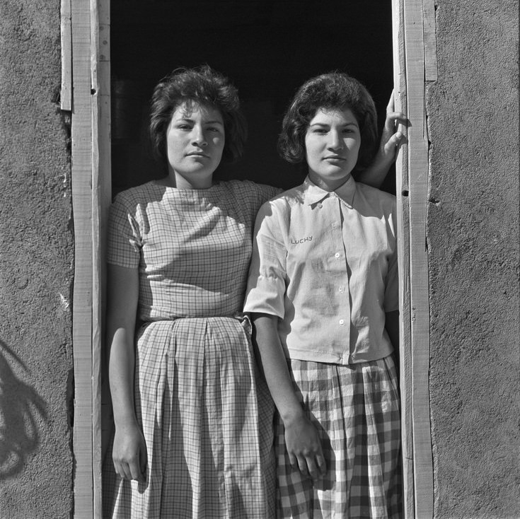 Reyes and Lucia Gaxiola at Rancho Compostela, 1967