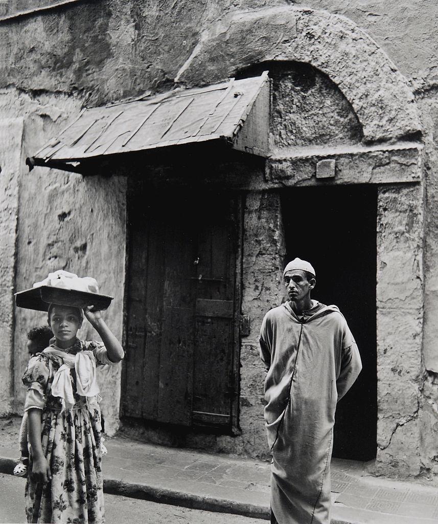 A street of Essaouira, Morocco, 1960.