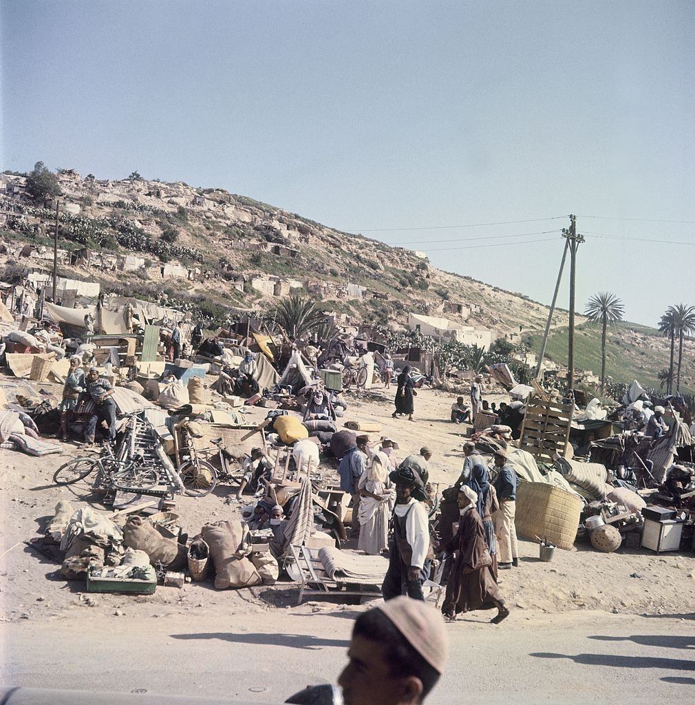After Earthquake at Agadir in Morocco on February 1960
