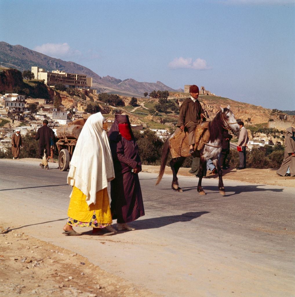 On the road to Fes, 1960.