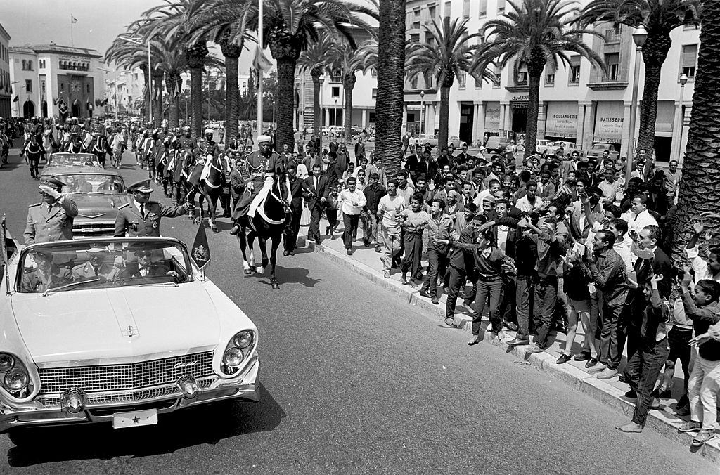 President of Yugoslavia, and King Hassan II of Morocco, in Morocco, 1961.
