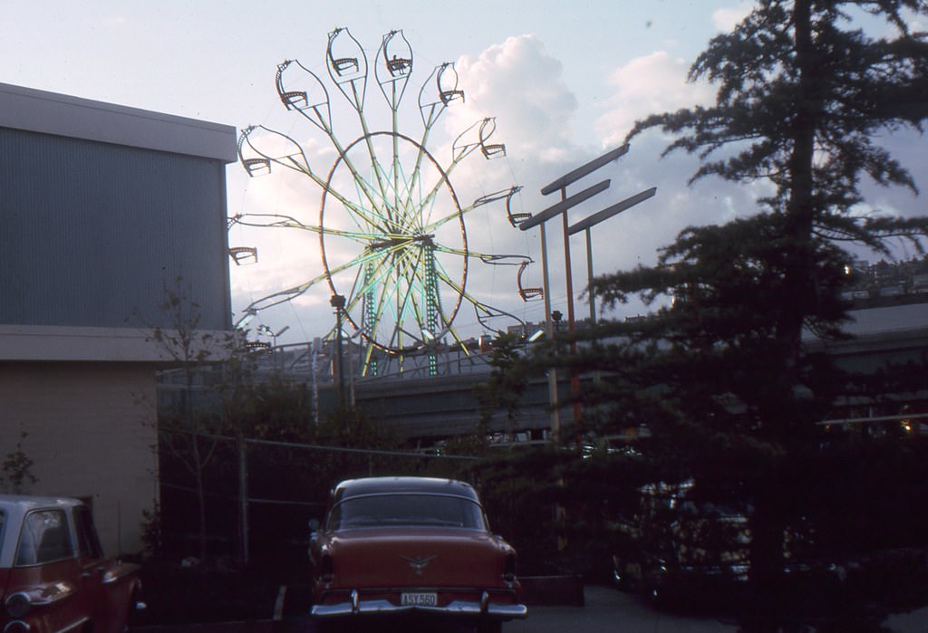 Seattle Center Ferris Wheel, September 1963