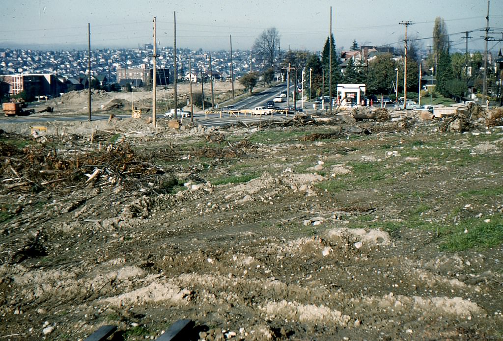 Freeway Seely Site, Roanoke & Harvard November 1960