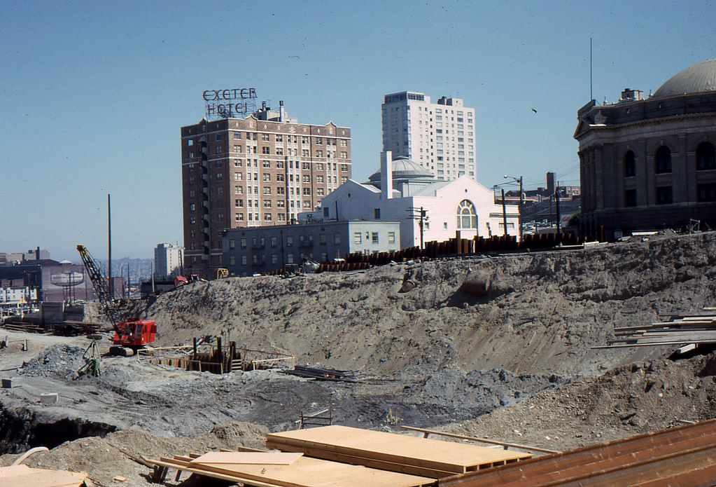 Freeway 6th & Spring July 1963