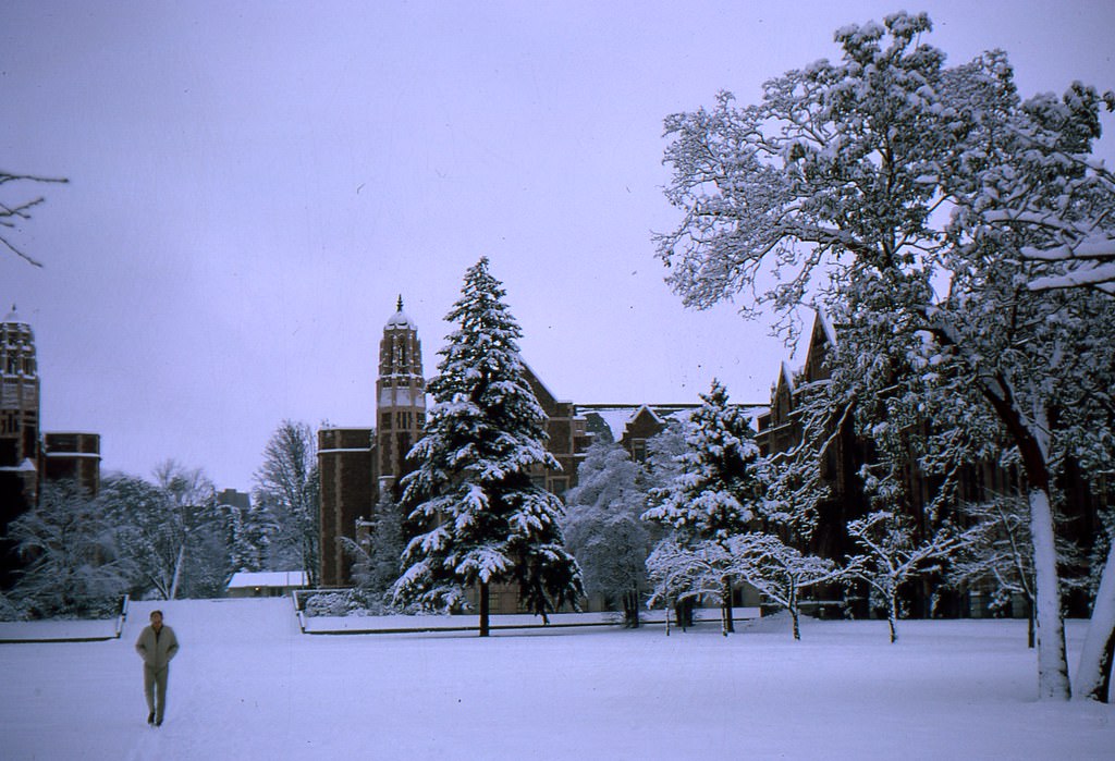 UW Campus Quadrangle March 1965