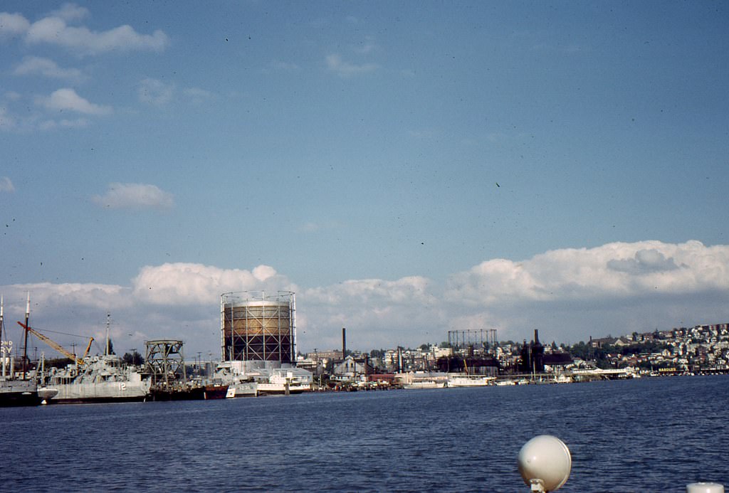 Gasworks from Lake Union, July 1963