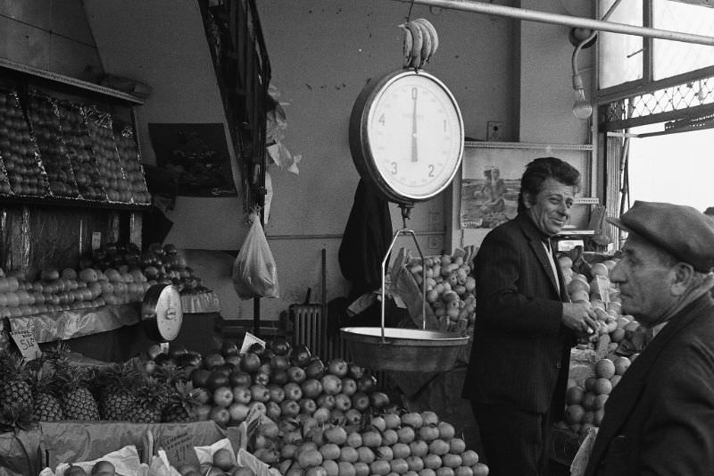 Fruit Market, Athens, Greece, 1974