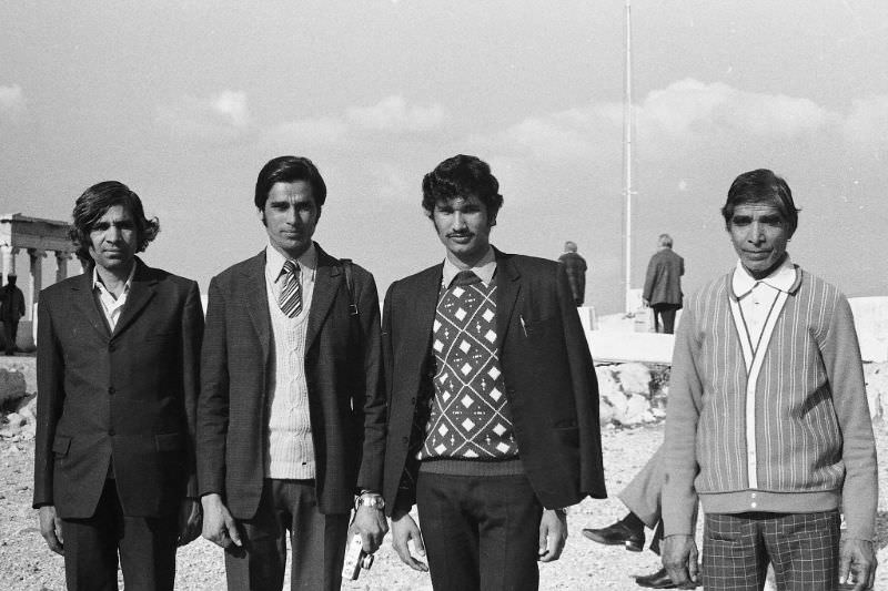 At the Parthenon, Athens, Greece, 1974