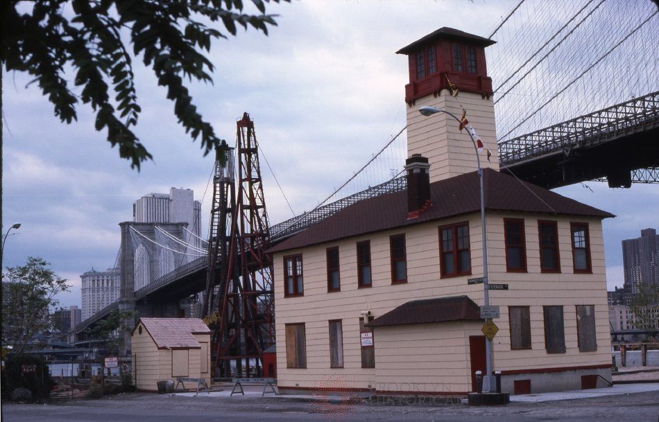 Fulton Ferry area in 1975.