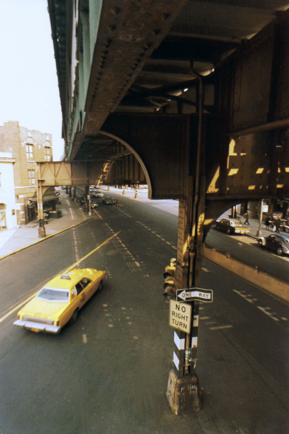 New Utrecht Ave & 55th Station B Train 1977.