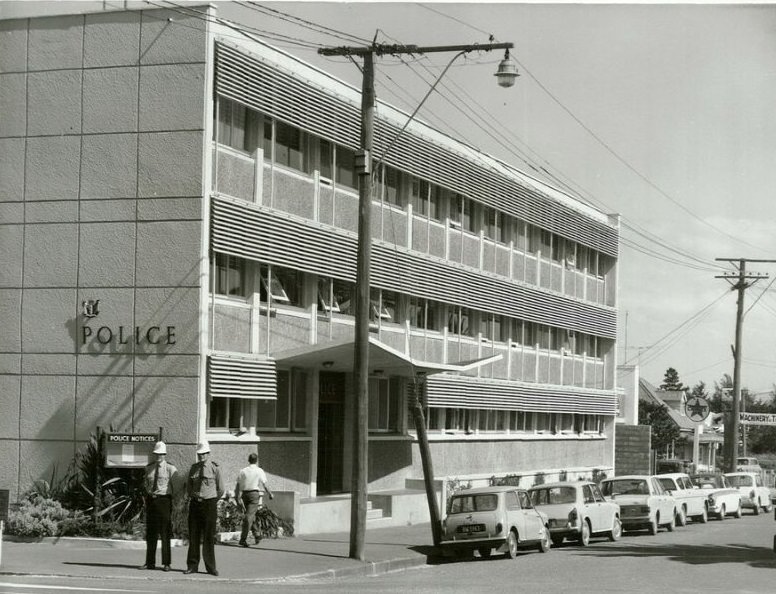 Police Station, Gisborne, March 1971