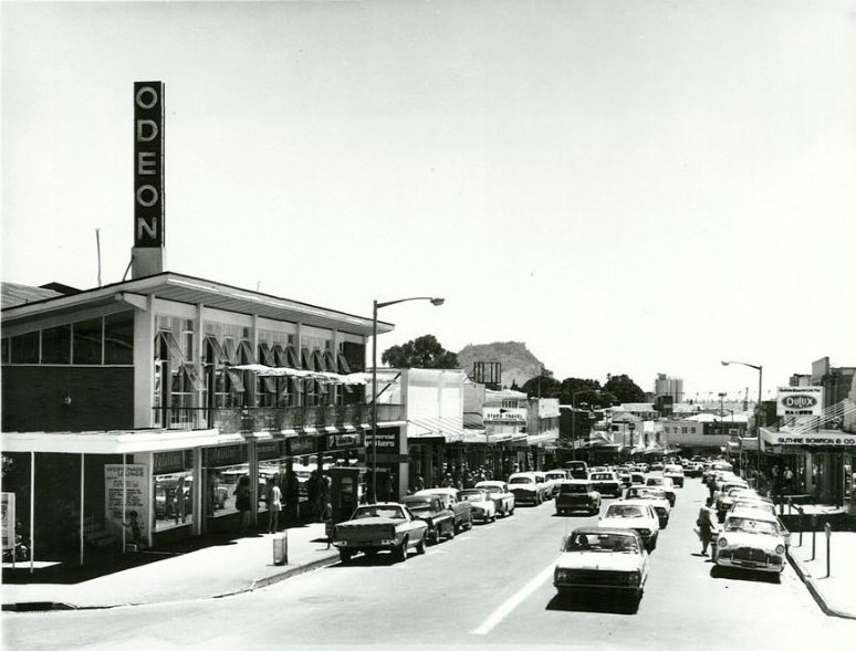 Devonport Road one of Tauranga's busy Shopping Streets, January 1973