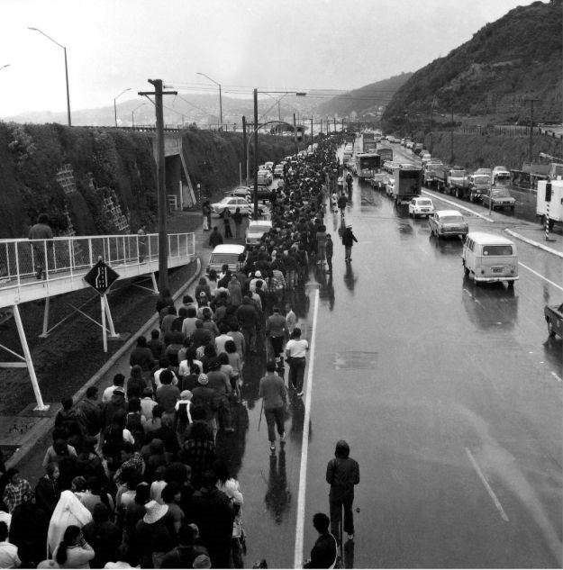 Māori Land March, Wellington, 13 October 1975