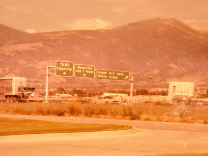 I-15 through North Salt Lake, circa 1972