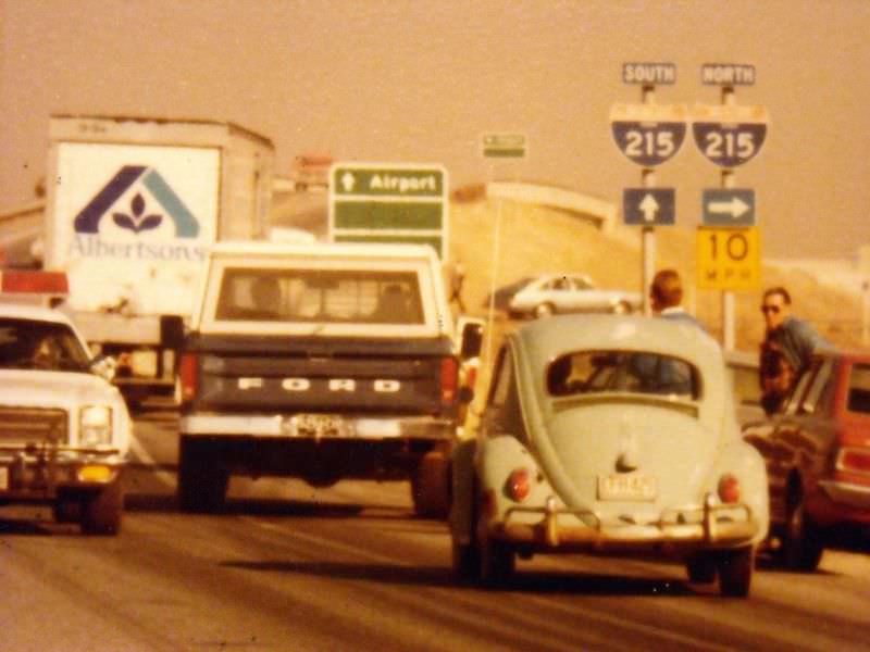 Redwood Rd at I-215 in North Salt Lake,  1978