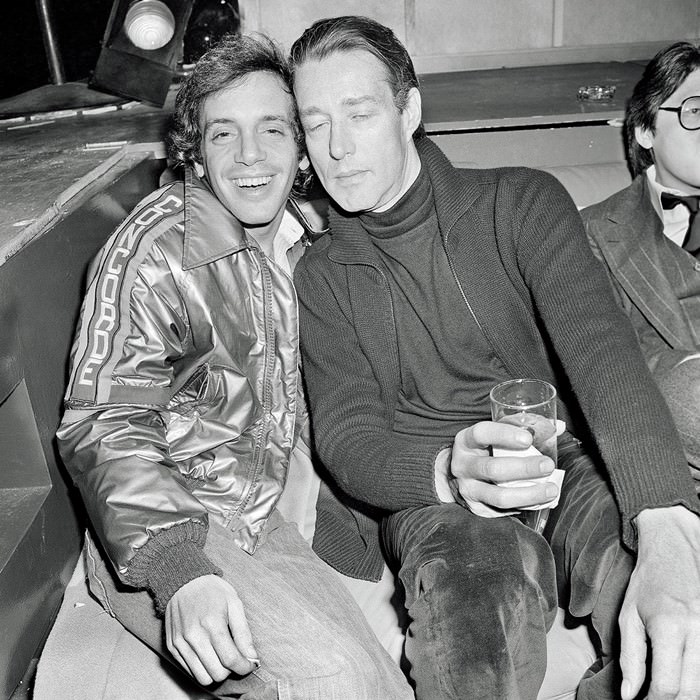 Steve Rubell and Halston on Easter Monday, Hurrah, NY, March 1978