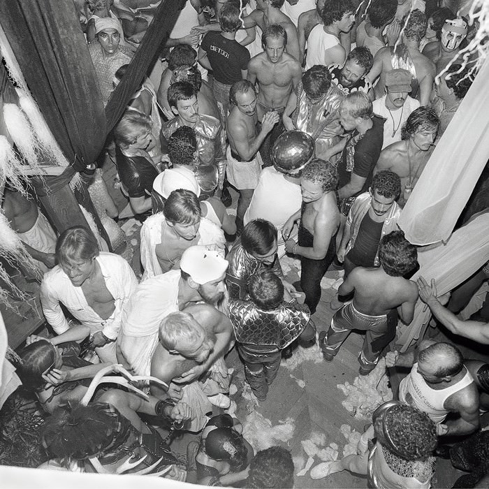 Star Wars Party Overhead View, Fire Island Pines, NY, August 1977