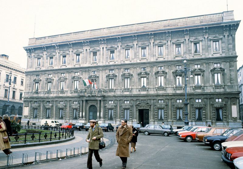 Milan's city hall Palazzo Marino, 1983
