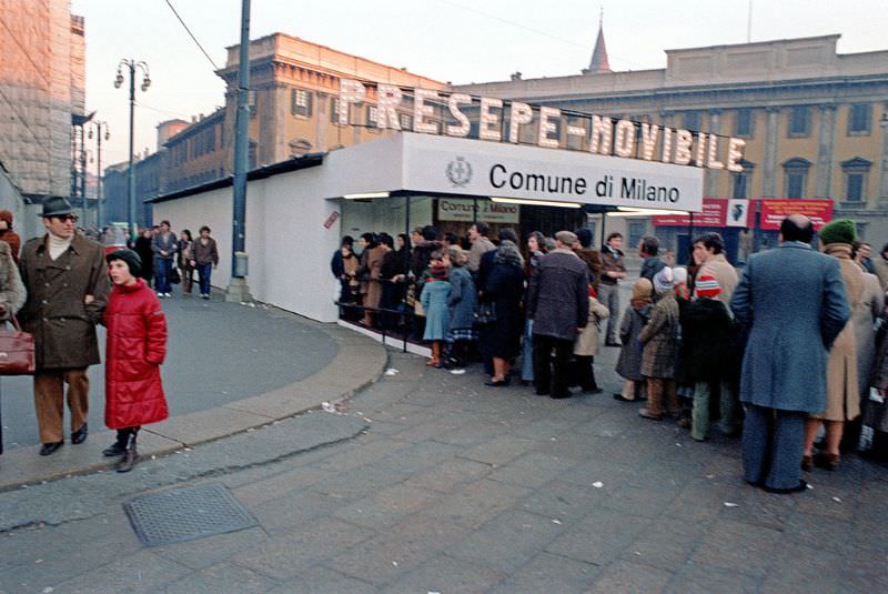 Piazza del Duomo, Milan, 1980