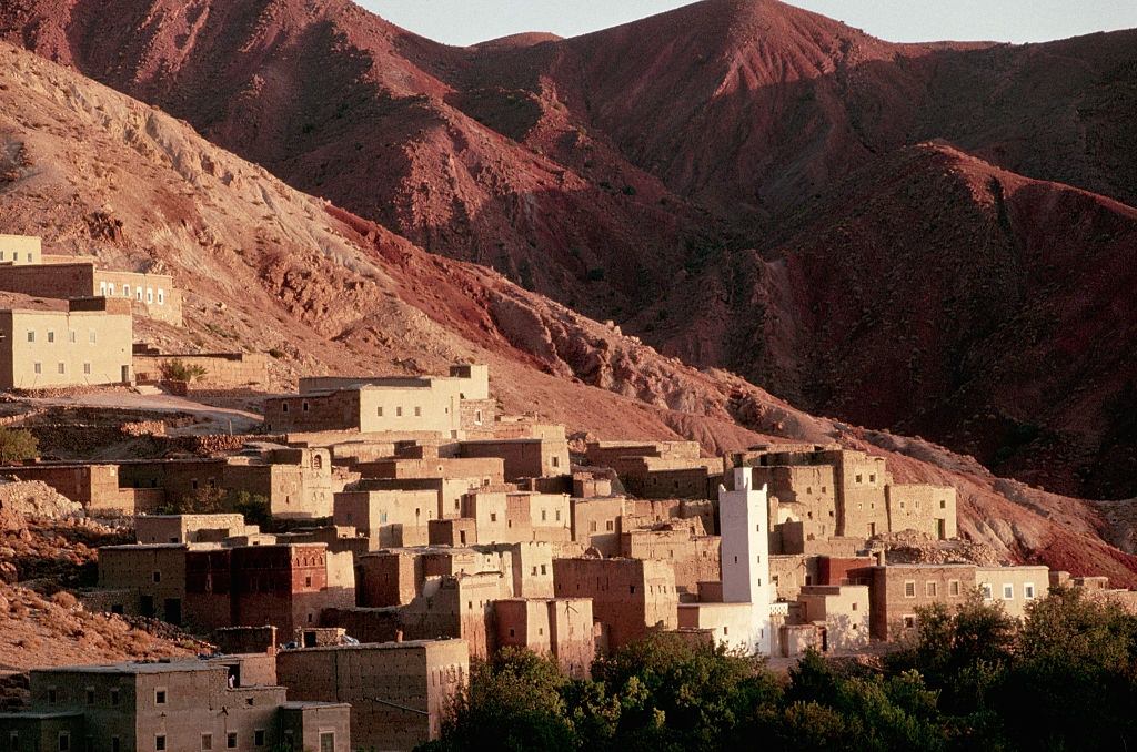Berber Village in Morocco, 1980s.