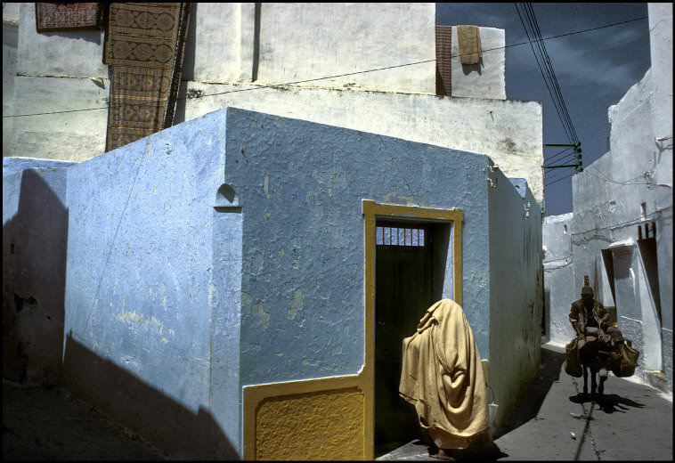 In the Casbah (old district of the city), 1988.