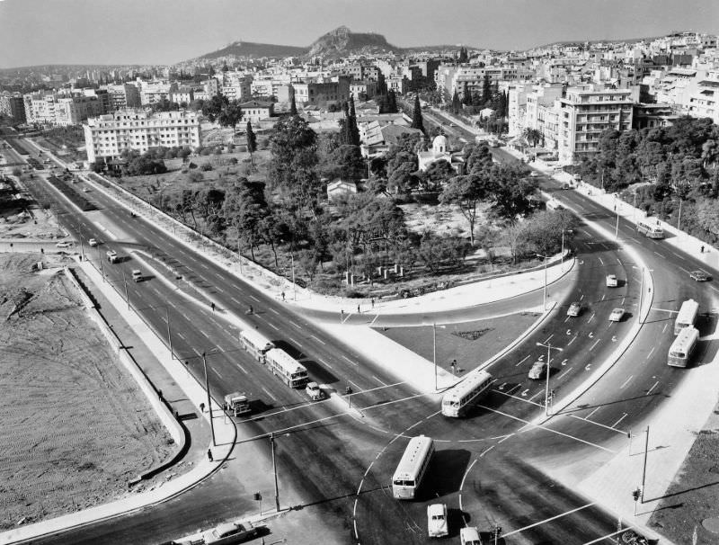 Athens from Hilton towards Syntagma