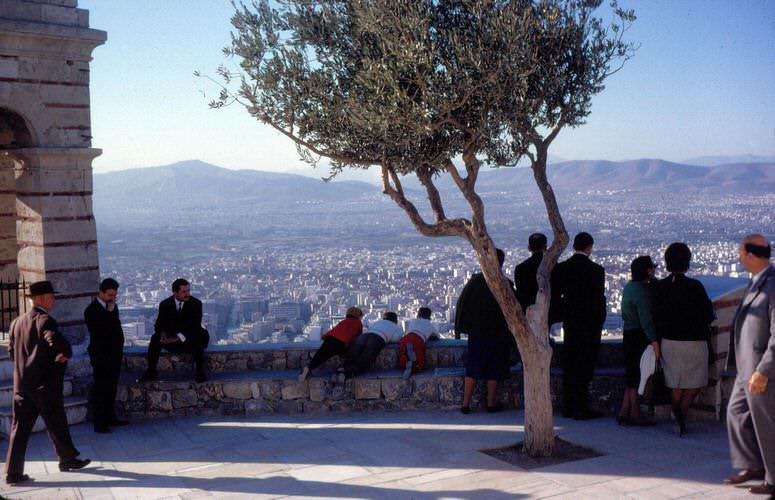 Lycavettos looking towards Peristeri and Petroupouli which were like separate villages